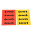 Reflective Decals Door Warning Auto Car 4pcs Sign Sticker Opening - 1