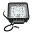 Square UTV Floodlight 4x4 Offroad 6000K 27W Truck Boat LED Work Light Bar - 5