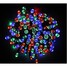 100-led Rgb Solar Powered Christmas Light Outdoor String Lamp - 7