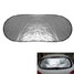 Heat Insulation 100x50cm Reflective Aluminum Car Rear Window Shade Film Sun Block - 1