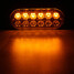 12 LED Flashing Light Breakdown Indicator Lamp 12V-24V Strobe Warning Lamp 36W Grill Recovery - 5
