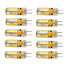 10pcs 100 Warmwhite 1.5w Cool White Light Led Corn Bulb 120lm 3000k/6000k G4 3014smd - 1