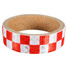Color Chequer Roll Signal 25mm 1M Warning Caution Reflective Sticker Dual - 3