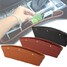 Catcher Gap 2Pcs Box Caddy Slit Catch PU Leather Car Seat Pocket Storage - 8