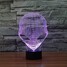 100 Led 3d Power Table Lamp Shape Night Light Unique - 2