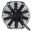 Blade Straight Electric Push Cooling Pull Radiator 80W Universal 12V Fan Black - 1