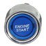 Universal Car Auto Illuminated Push Button Starter Engine Start Switch Blue - 3