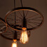 Chandeliers Retro Wheel Industrial Style American Loft - 7