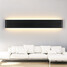 White Led 24w Indoor Wall Sconces Black Modern Light - 2
