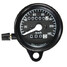 Odometer Speedometer Mechanical Motorcycle Dual Gauge Black Universal Waterproof - 2