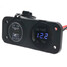 LED Panel Car Boat Marine Dual USB Charger Adapter 12V Voltmeter Waterproof - 3