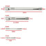 1 2 Rod 10 Inch CR-V 4 5 Chrome Vanadium Steel Socket Wrench Extend Lengthen - 7