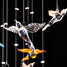 Bird Shape Crystal Multi-color Lamp Pendant Lights Modern Lighting - 2