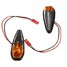 2x LED Light Indicators Lamp Amber Universal Motorcycle Turn Signal - 4