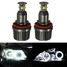 6000K Light For BMW E90 E92 E93 White LED Angel Eye Halo Ring HID Xenon H8 40W - 1