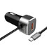 Ports Car Charger USB Type C One Certified Dual N1 MacBook More Qualcomm HTC Nokia - 1