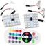 Interior Decoration Car Reading Light RGB Remote Control 12 LED Dome Light Pair Light - 1