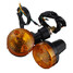 Indicator Lamp Amber Motorcycle Turn Signal Light 1Pair - 3