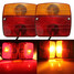 12V Brake Towing Light Side Indicator Trailer Caravan Number Plate - 1