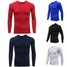 Base High T-Shirt Collar Layer Long Sleeve Under Mens Riding Sports - 1