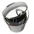 Cigarette Holder Cup Portable LED Car Travel Ashtray Blue Light Silver - 6