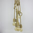 Hemp Edison Chandelier Loft Living Room Office Study Room Vintage 6 Heads - 4