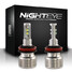 NIGHTEYE 8000LM 6500K Lamps 9005 9006 H4 H7 H11 50W 2Pcs LED Headlight Bulb Fog Light Car - 8