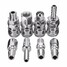 Plug Socket Coupler Air Compressor Male Female Connector Hose Quick 8Pcs - 1