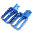 Foot Pegs Pedals Footpeg Alloy Treadles Bike Motorcycle Universal Aluminum Footrest - 1