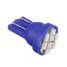 LED Car Light Wedge Bulb T10 Super Bright Ultra Blue 8-SMD - 3