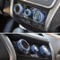 Decoration Stereo Air Conditioning Knob Ring City New Cars Alu 3pcs Honda Fit - 2