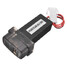 Battery Charger 2.1A USB Port with Voltage Display Dedication Mitsubishi Car Auto JZ5002-1 - 1