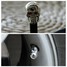 Dust Chrome Skull Covers 4pcs Caps Motorcycle Auto Tire Tyre Valve - 8