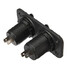 Dual Cigarette Lighter Motorcycle Car 12V 24V Socket Adapter - 2