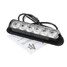 Bar 12V Emergency Warning Strobe 6LED Flashing Light Red White Car SUV - 6