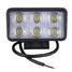 Drive Floodlight 6LED 18W White Fog Lamp Beam Car Work Light Road - 3