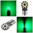 Decoding Width Light W5W 3014 Green 2PCS T10 Parking Light For Motorcycle Car 18SMD - 1