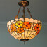 Retro Tiffany Fixture 16inch Living Room Dining Room Pendant Lights Shade Light - 2