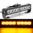 Lamp 12V Burst 8W Emergency Flash Warning Light Car Wind Shield Suction Amber LED - 1