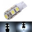 Light License Plate Light Bulb W5W LED 1.8W 6000K T10 Instrument Light Car Reading 5050 9SMD - 1