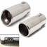 Muffler Auto Exhaust Tail Pipe Tip Stainless Steel Car Diesel Trim Universal - 1