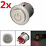 ON OFF Switch 2Pcs Red LED 12V 22mm Power Autolock Push Button - 1