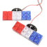 2 X LED Flashing Light Blue White Red Warning Motorcycle Electric Cars - 6