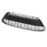 Mesh Trim Grill Chrome Black Ford Fiesta Center Lower MK7 Car Front Bumper - 3