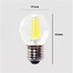 400lm 4w E27 G45 Filament Lamp Cool White Color Edison Filament Light Led  85-265v - 6