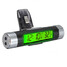 LCD Clip-on digital Automotive Clock Backlight Thermometer - 1