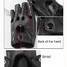Leisure Cool Driving PU Leather Cycling Motorcycle Half Finger Gloves Fingerless - 6