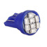 LED Car Light Wedge Bulb T10 Super Bright Ultra Blue 8-SMD - 4