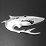 Adhesive Car Vehicle Metal Emblem Logo Decals 3D Badge Shark Sticker - 4