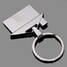 Gift Creative Key Chain Decor Silver Keyring Chrome Metal House Pendant Model - 5